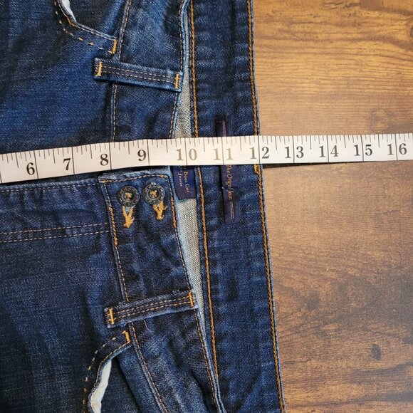 Levi's Jeans Size 14 Slender 526 Bootcut Open Button Flap Mid Rise Western - Picture 9 of 12